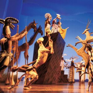 Lion King Play - picture of the stage