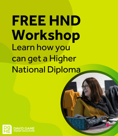 6th April – Virtual HND Workshop: not to be missed!