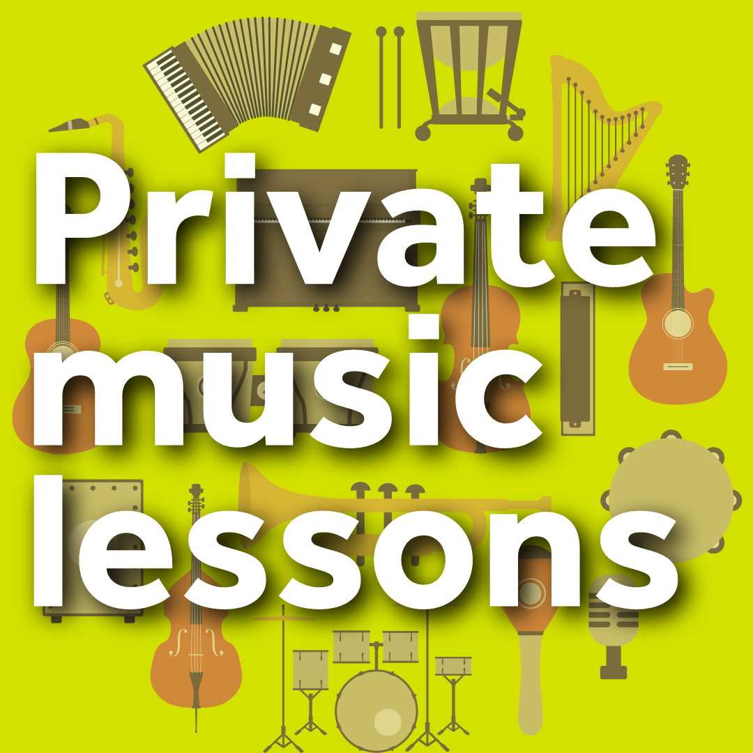 Private music lessons available at DGHE