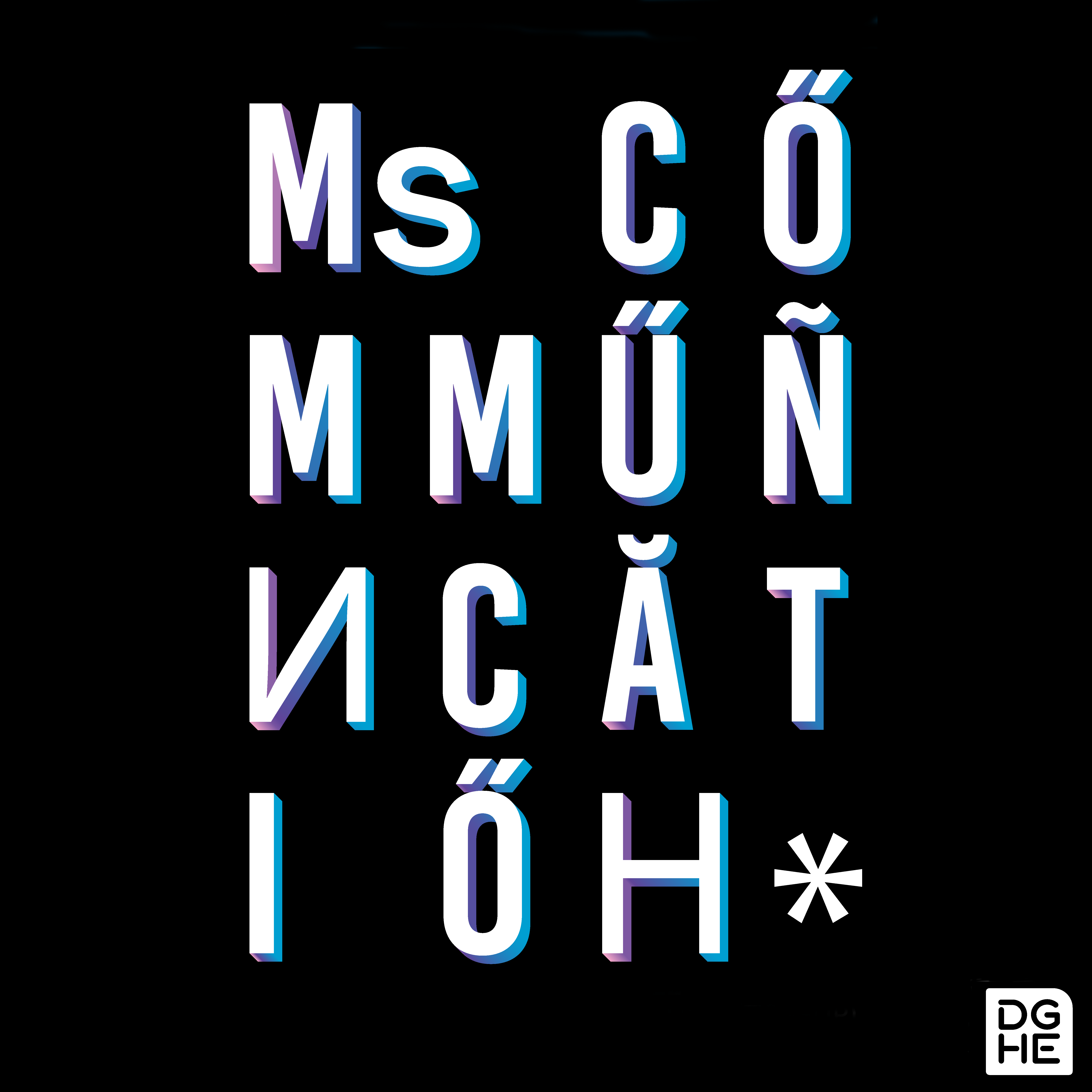 ‘MsCommunication’ Exhibited at Degree Art Show 2022