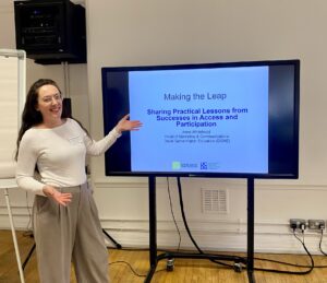 Anne presenting at the SEER Symposium in London, November 2025